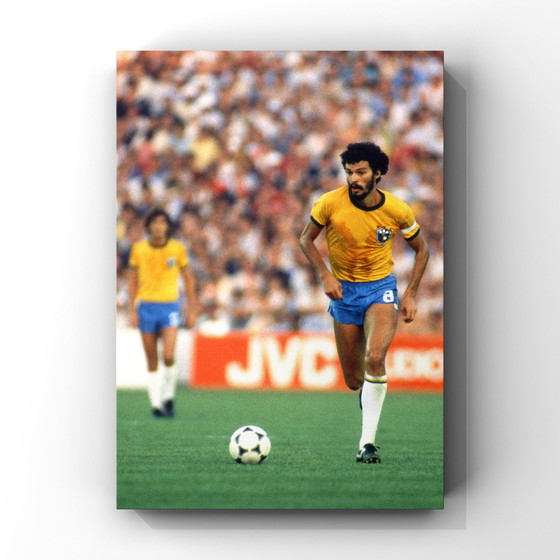 Image 1 of Fine Art Print WK 1982, Braziliaanse voetballer, Socrates,