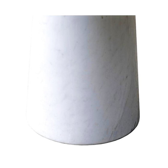 Image 1 of Vintage tafel in wit Carrara marmer model Eros, Italië 1970