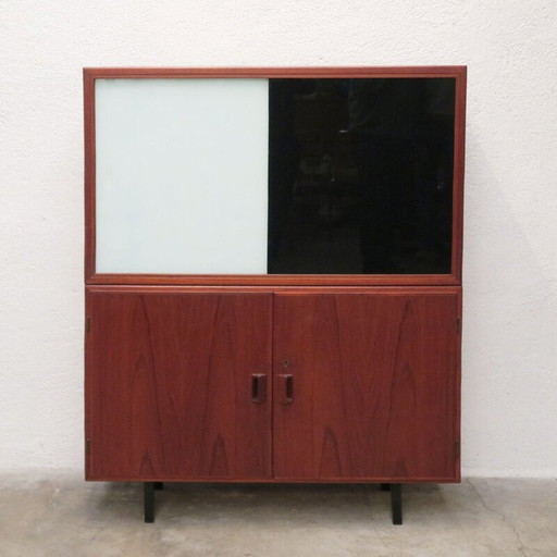 Vintage teakhouten boekenkast Soborg Møbelfabrik, Deens 1960