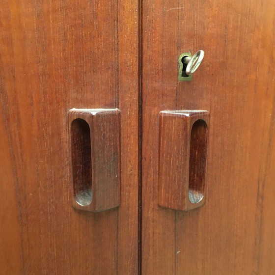 Image 1 of Vintage teakhouten boekenkast Soborg Møbelfabrik, Deens 1960