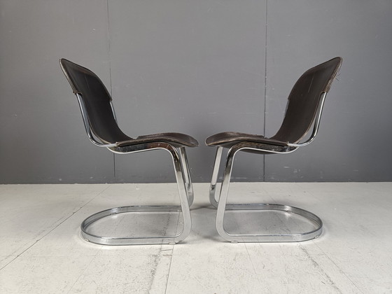 Image 1 of Italiaanse eetkamerstoelen van Cidue, 1970S