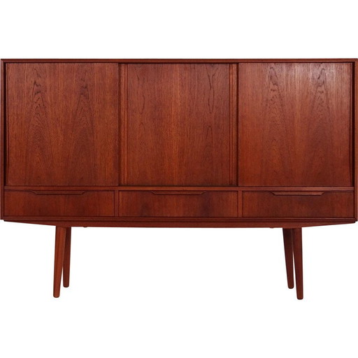 Scandinavisch vintage teak highboard, 1970