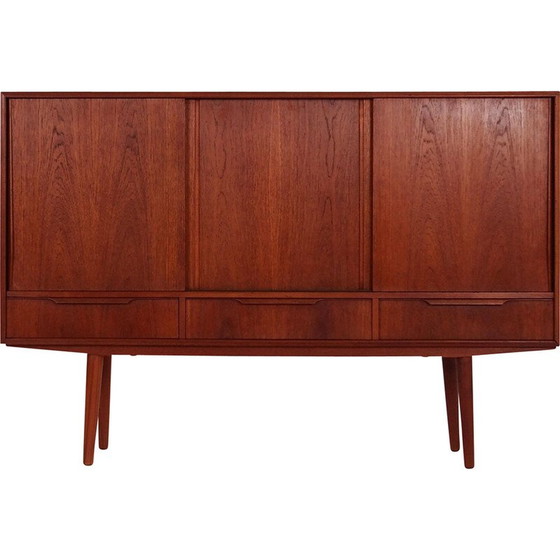 Image 1 of Scandinavisch vintage teak highboard, 1970