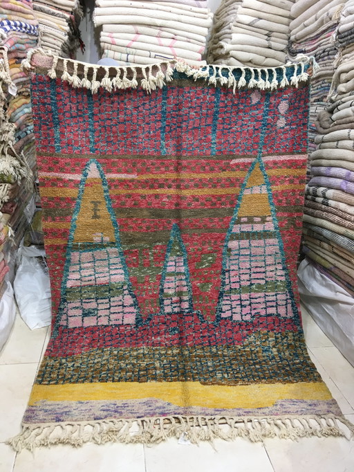 Beni Ouarain Marokkaans Berber Vloerkleed 2m53 x 1m77