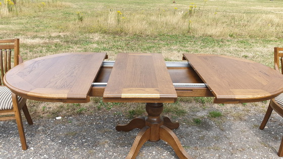 Image 1 of Jugendstil Bannnink Eetkamer Tafel Uitschuifbaar