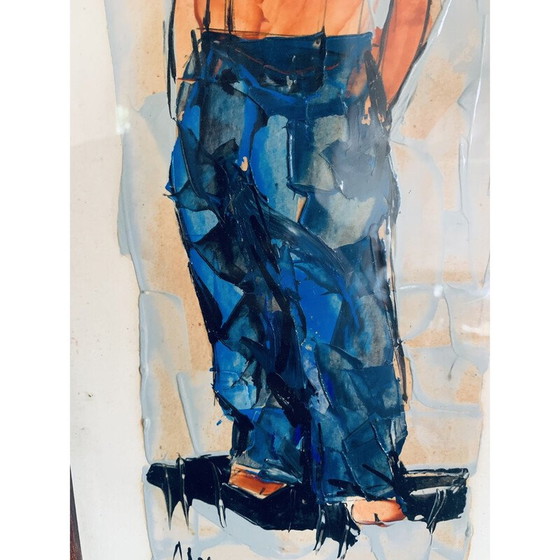 Image 1 of Vintage messenschilderij van Léon Gasser