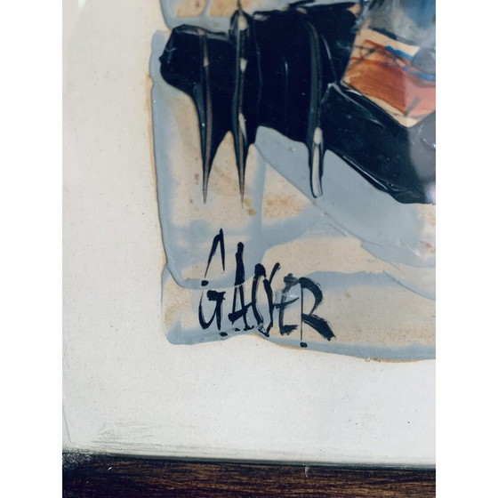 Image 1 of Vintage messenschilderij van Léon Gasser