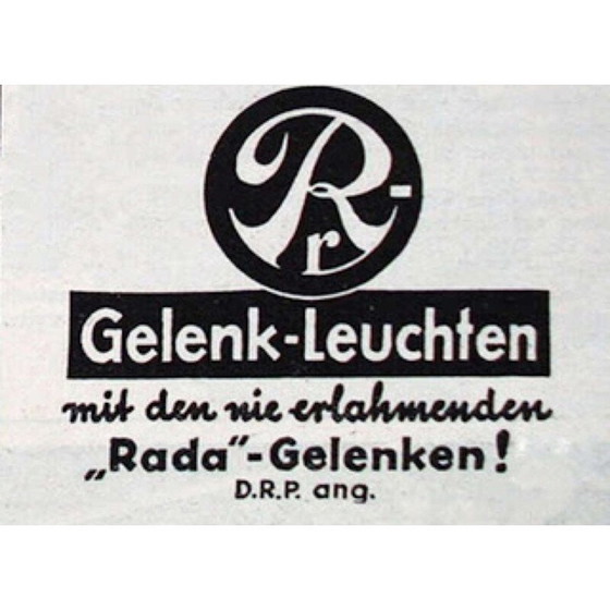 Image 1 of Industriële wandlamp,Vintage Ernst Rademacher, bauhaus 1930