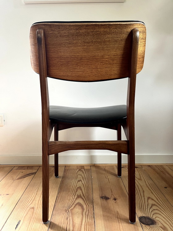 Image 1 of 5x Mid-century eetkamerstoelen