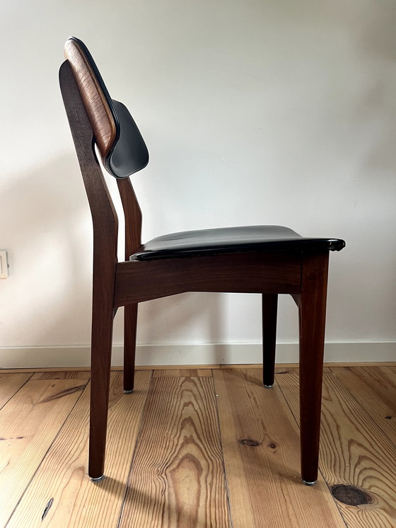 Image 1 of 5x Mid-century eetkamerstoelen