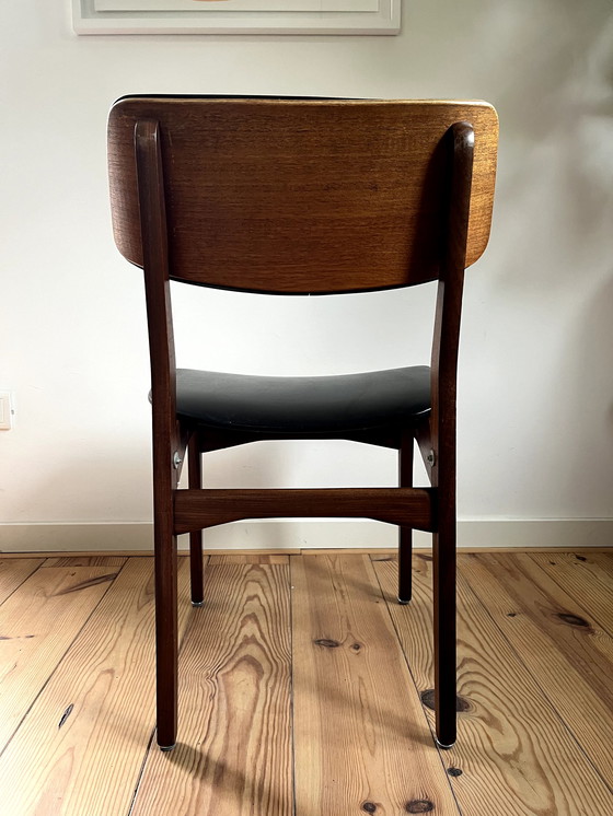 Image 1 of 5x Mid-century eetkamerstoelen