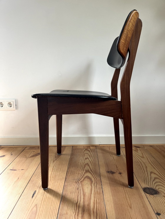 Image 1 of 5x Mid-century eetkamerstoelen