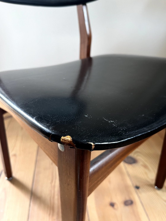 Image 1 of 5x Mid-century eetkamerstoelen