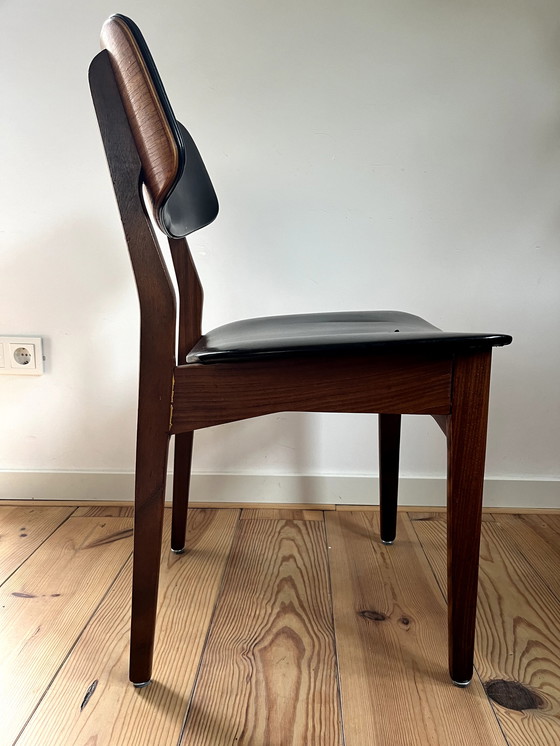 Image 1 of 5x Mid-century eetkamerstoelen