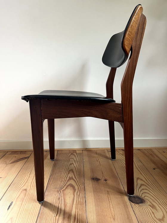 Image 1 of 5x Mid-century eetkamerstoelen