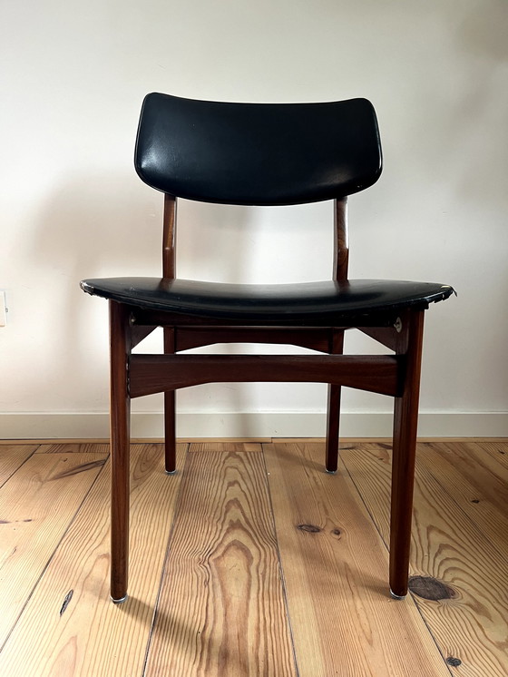 Image 1 of 5x Mid-century eetkamerstoelen