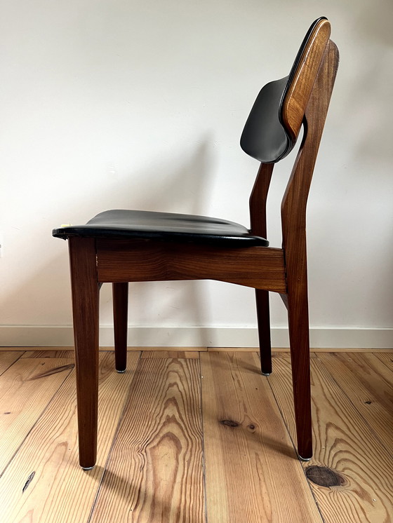 Image 1 of 5x Mid-century eetkamerstoelen