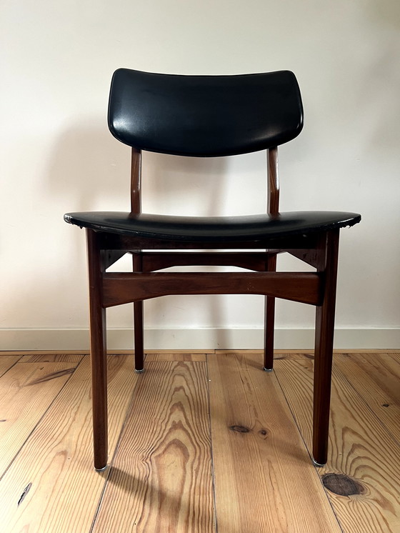 Image 1 of 5x Mid-century eetkamerstoelen