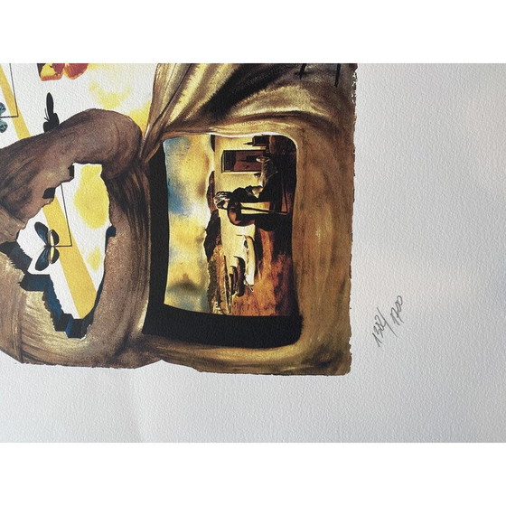 Image 1 of Vintage litho van Salvador Dali, Normandië 1969