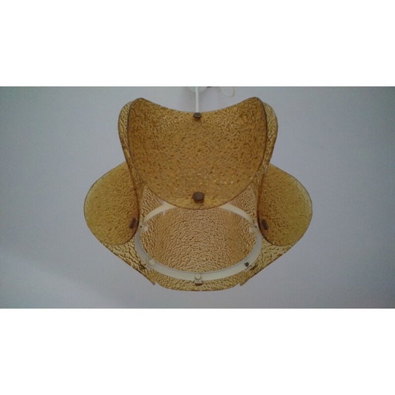 Image 1 of Vintage design glazen hanglamp, Duitsland, jaren 1970