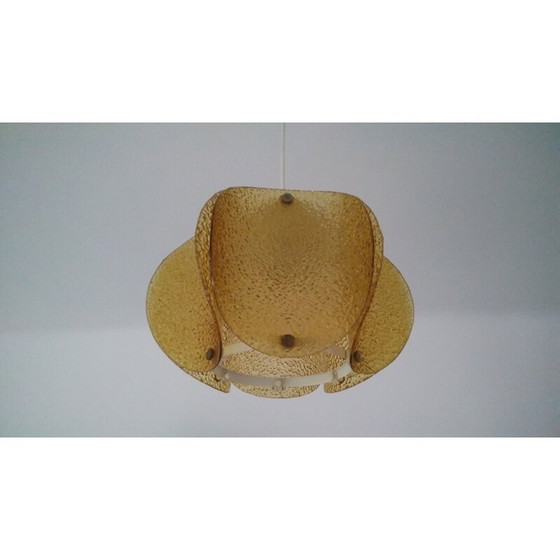 Image 1 of Vintage design glazen hanglamp, Duitsland, jaren 1970