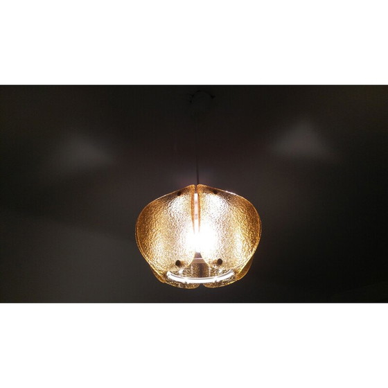 Image 1 of Vintage design glazen hanglamp, Duitsland, jaren 1970