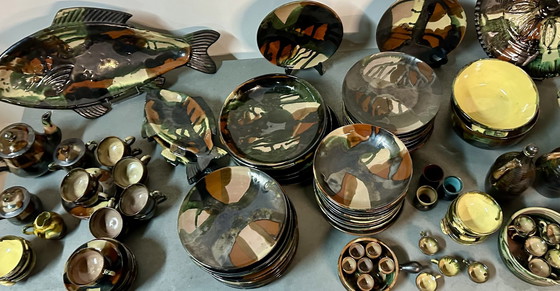 Image 1 of André Chaudemanche servies 1960 (131 stuks)