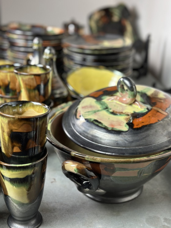 Image 1 of André Chaudemanche servies 1960 (131 stuks)