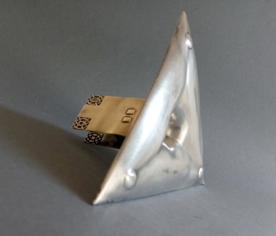 Image 1 of Zeldzame Wmf Model Nº120 Messing&Tinn Keltische Jugendstil Asbak 1905