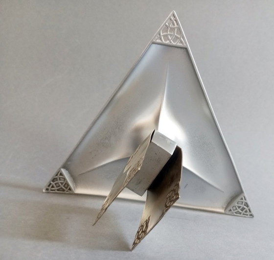 Image 1 of Zeldzame Wmf Model Nº120 Messing&Tinn Keltische Jugendstil Asbak 1905