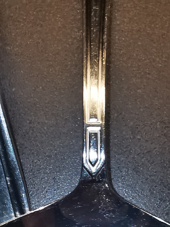 Image 1 of Bestek G. Sola. Z, / Kerkraampje Met Sola Messenset Zwart Bakeliet. Jaren 50