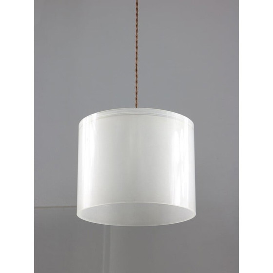 Image 1 of Italiaanse vintage plexiglas hanglamp, jaren 1980