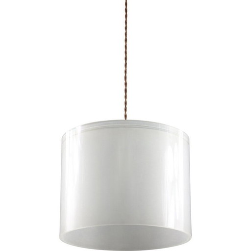 Italiaanse vintage plexiglas hanglamp, jaren 1980