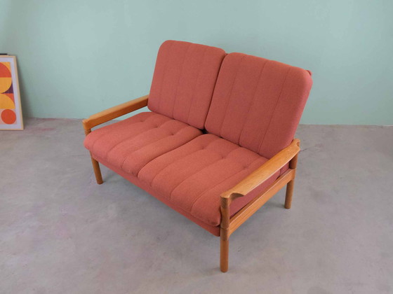 Image 1 of Deense 2-zits teak Midcentury Sofa jaren 50 60 70