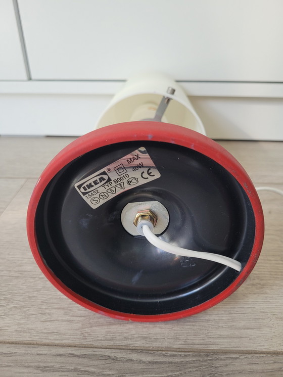 Image 1 of Ikea B0010 lamp rood van Henrik Leander