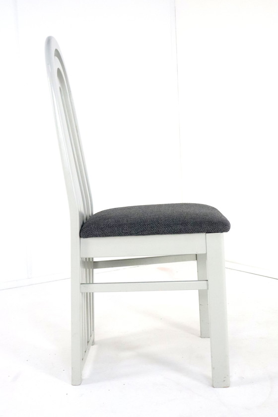 Image 1 of Set Van 4 Eighties Stoelen 'Meern' Vintage New Upholstery