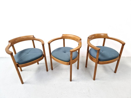 3x Henning Jensen & Torben Valeur Munch Møbler M40 stoelen