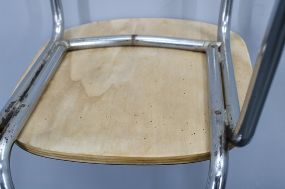 Image 1 of 1970S Set van Vijf Eetkamerstoelen, Italië