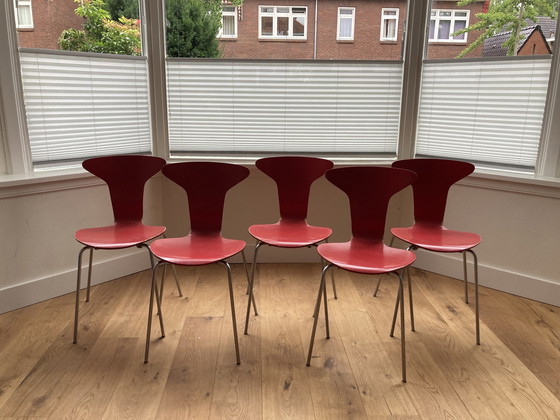 Image 1 of 5x Fritz Hansen Musquito chairs