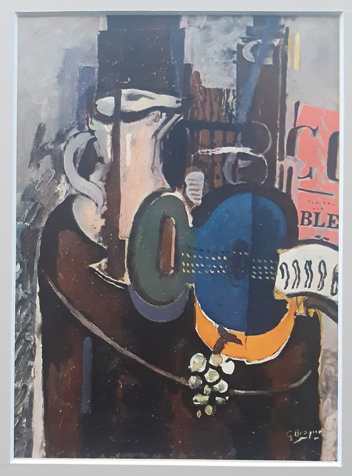 Braque | La guitar bleue