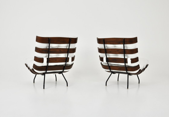 Image 1 of Costela Lounge Chairs van Martin Eisler & Carlo Hauner voor Forma, jaren 50, set van 2