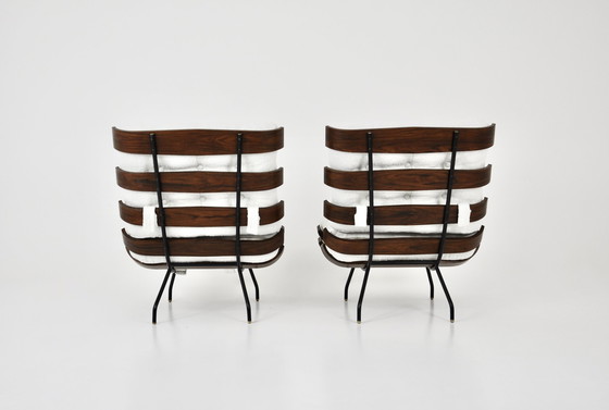 Image 1 of Costela Lounge Chairs van Martin Eisler & Carlo Hauner voor Forma, jaren 50, set van 2