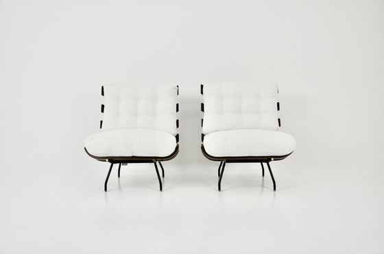 Image 1 of Costela Lounge Chairs van Martin Eisler & Carlo Hauner voor Forma, jaren 50, set van 2