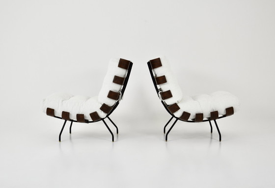 Image 1 of Costela Lounge Chairs van Martin Eisler & Carlo Hauner voor Forma, jaren 50, set van 2