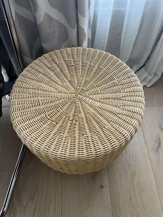 Image 1 of Vintage ikea rotan poef