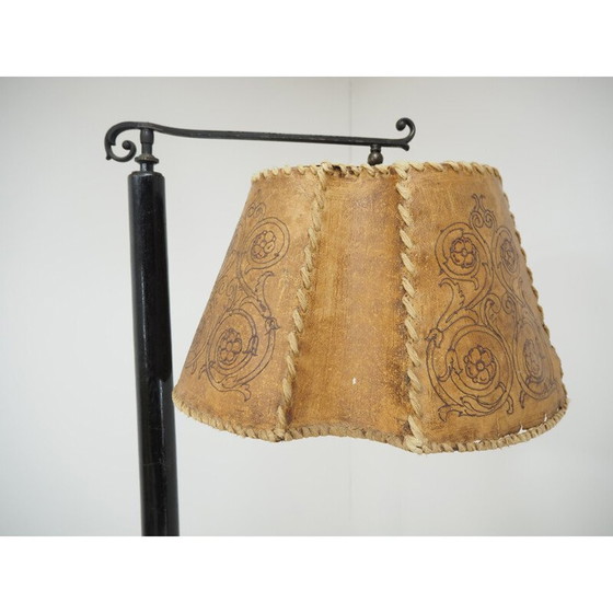 Image 1 of Vintage houten vloerlamp, Art Nouveau 1910