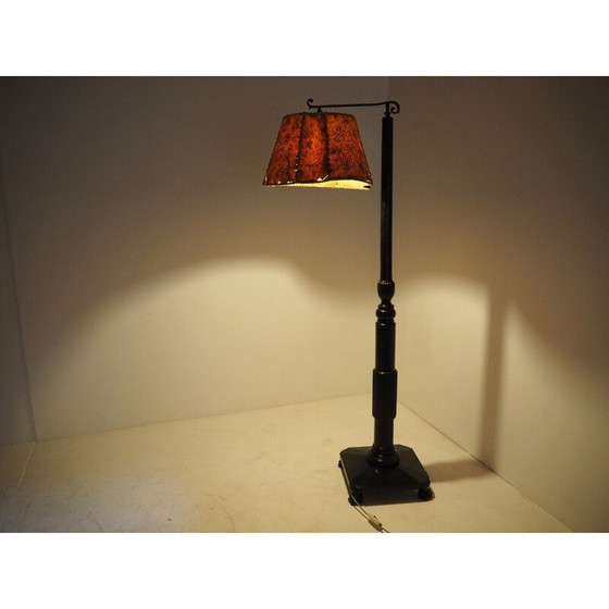 Image 1 of Vintage houten vloerlamp, Art Nouveau 1910