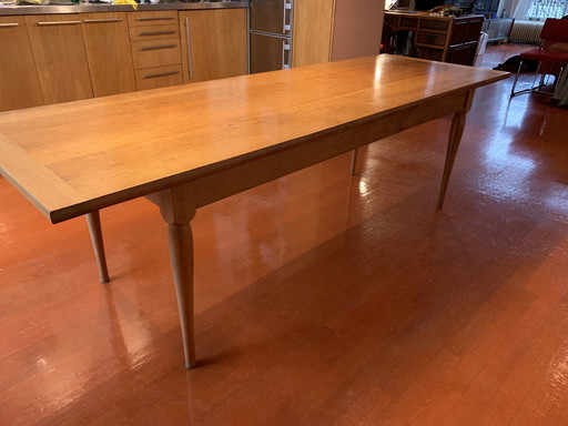 Massief Kersenhouten Eettafel, Type Shaker Tafel