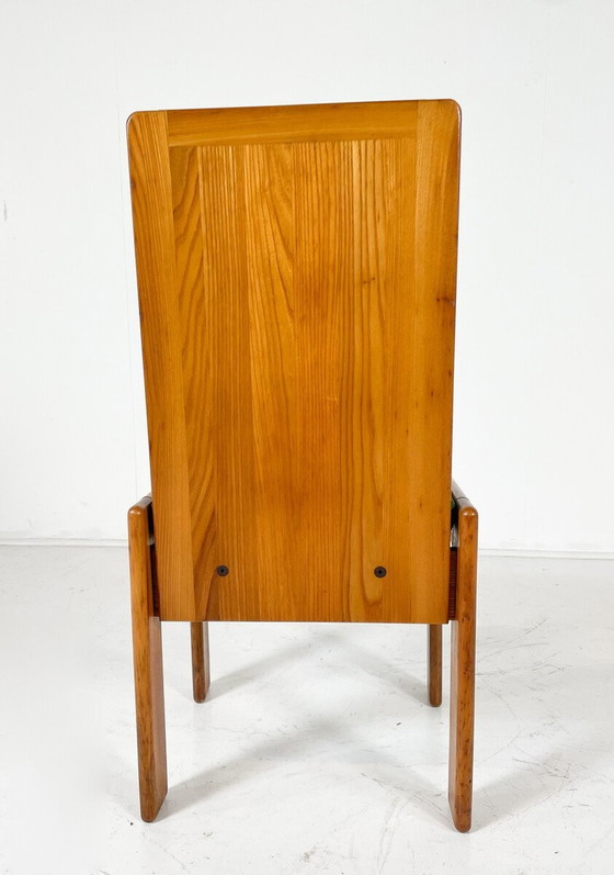 Image 1 of Mid Century Moderne Set van 6 Eetkamerstoelen Door Romanutti, Italië, 1970S