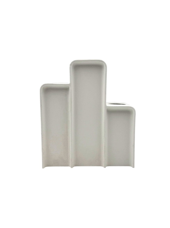 Image 1 of Makio Hasuike, keramische vaas uit het ruimtetijdperk, Arnolfo di Cambio, Italië 1975